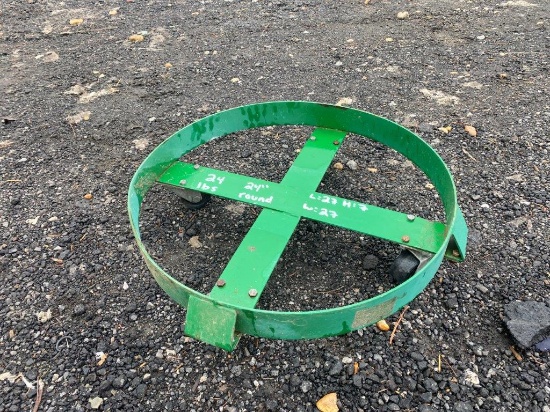 24" Diameter, Green, Round Dolly, Located at: 6 Hwy 23 NE, Suwannee, GA 300