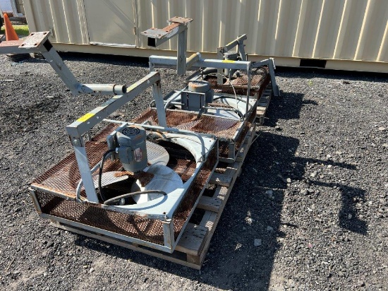 (3) 30" Arm Mounting Box Fans, Located at: 6 Hwy 23 NE, Suwannee, GA 30024