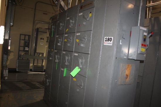 Cutler Hammer Unitrol Approx. 600amp Motor Control Centers, (29) Buckets