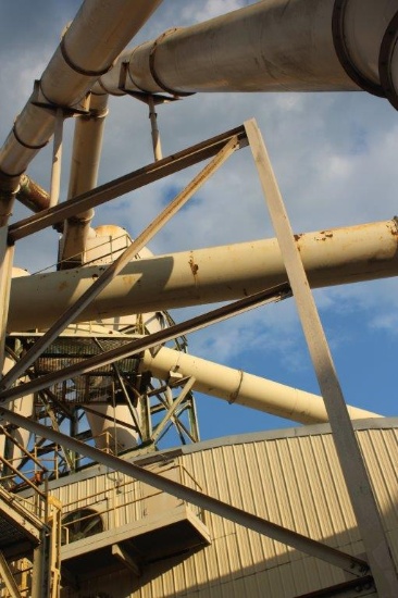 Blower Pipe from Cyclone (Lot 229 to 214) approx 30" dia x 60'