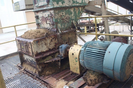 Williams 34" Vertical Feed Hammermill, Btm Discharge w/100hp, 1780 RPM Mtr