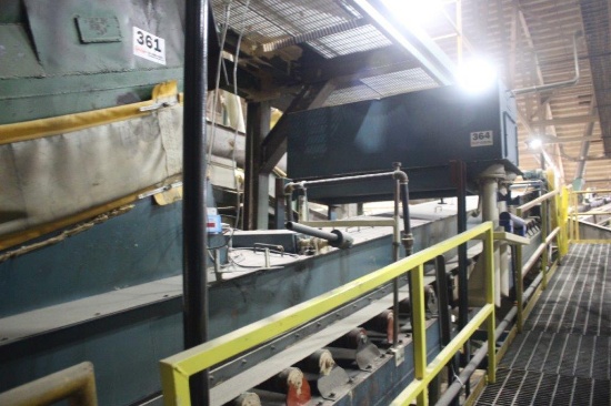 Thayer 5200 Series 50" x 28' Weighing Belt Conveyor w/Controls (Sells w/Sub