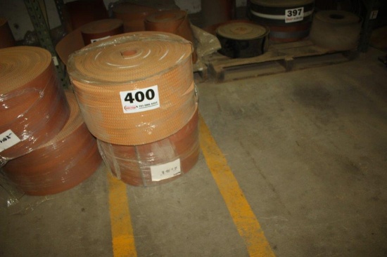 New (2) Rolls of 12" x 116.5' Conveyor Belting