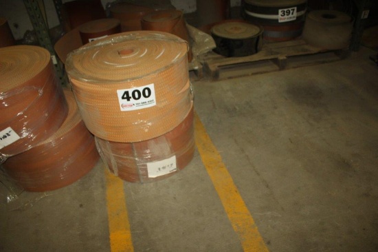 New (2) Rolls of 12" x 116.5' Conveyor Belting