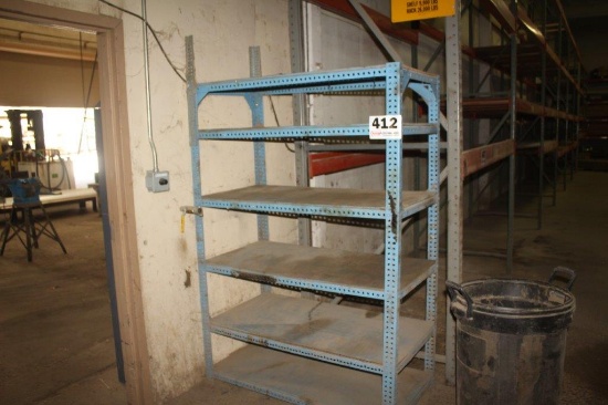 Metal 2' x 4' x 6' T Shelving Unit (6 Shelves)