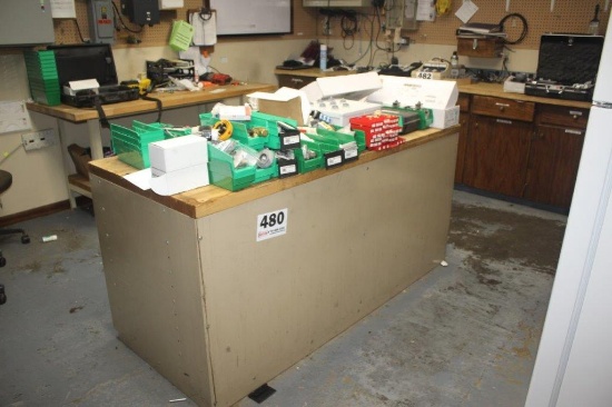 Metal Worktable & All Contents