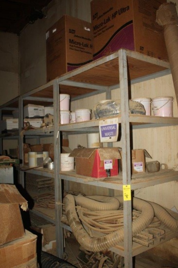 All Steel Shelving Units & Contents