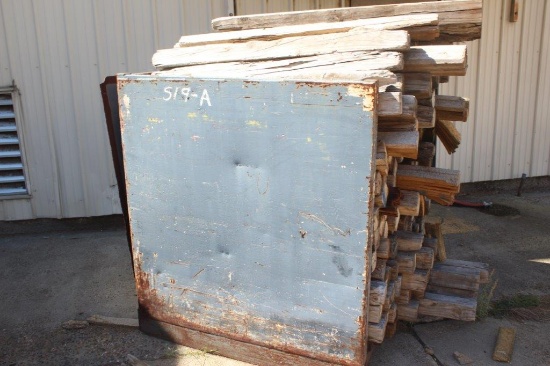 (2) 4' x 6' x 53" T Steel Bins