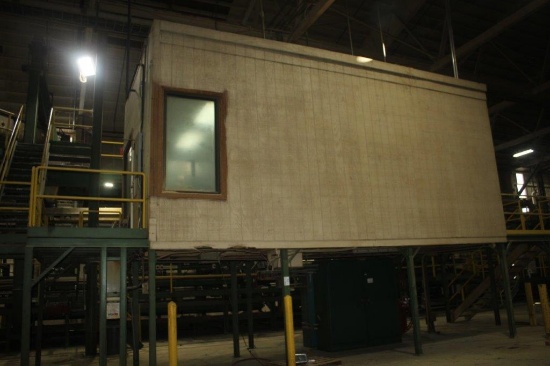 Elevated Control Room 13' W x 26' L w/Access Doors on Each End, 32' L Subfr