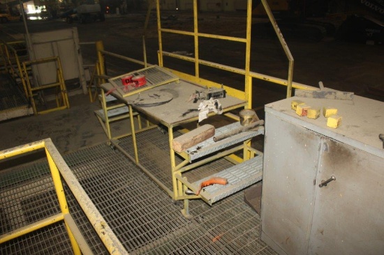 36 x 72" Rollaway Elevated Work Platform