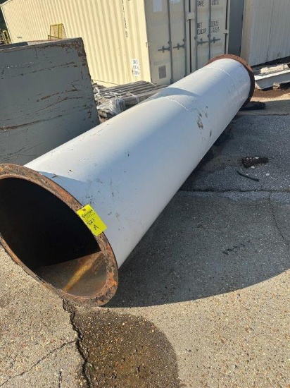 31.5" x 155" Dust Pipe, 12 x 12" x 10' Tube Steel