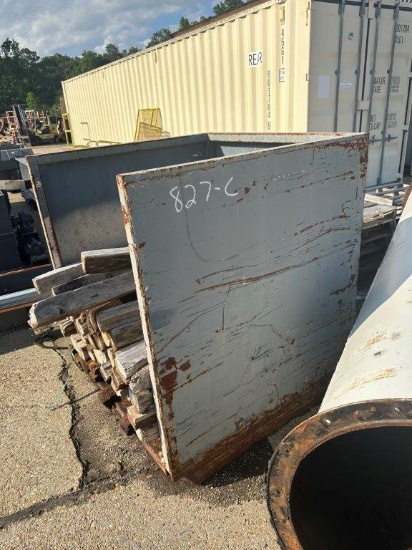 Steel Bin 4 x 4x 52" T