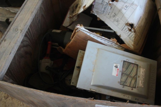 (2)  Wooden Crates w/Contents