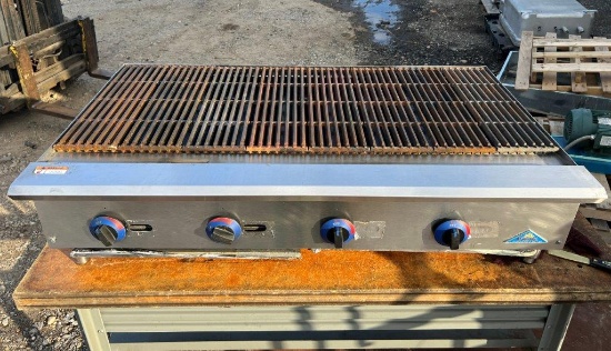 Grill 48" Castle Charbroiler Grill BR48-CC-N, Located at: 6 Hwy 23 NE, Suwa