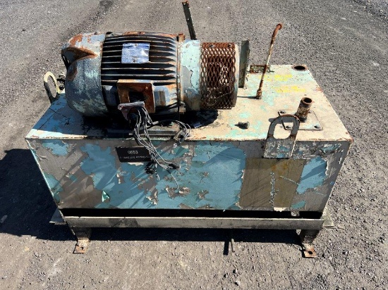Hyd 85 Gallon 15 HP Motor, Located at: 6 Hwy 23 NE, Suwannee, GA 30024