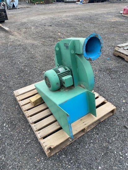 7.5hp, 3500 RPM Blower, 460/230V, For a Carter Day Cyclone, Located at: 6 H