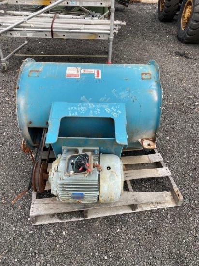 15hp Inline Fan, 29" dia., 575V, Located at: 6 Hwy 23 NE, Suwannee, GA 3002