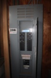 Sq.D 400amp, 3ph Breaker Box w/(1) 125amp, (2) 60amp, (1) 30amp, (1) 20amp
