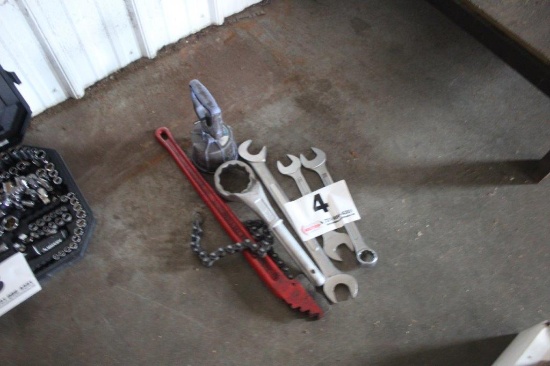 Open End Wrenches, Chain Wrench, Magnet