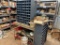 3-Parts Organizers & 2 Shelving Units W/Contents: Nuts, Bolts, Nipples, Pipe Fitting, Sheave