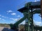 Diverter Valve On End Of 80ft Conveyor W/ Electric Actuated Gate & Chutes