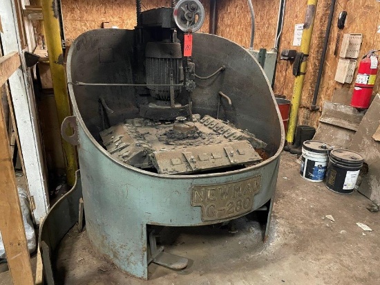 Newman G-280 Chipper Knife Tub Grinder, SN: 280-106