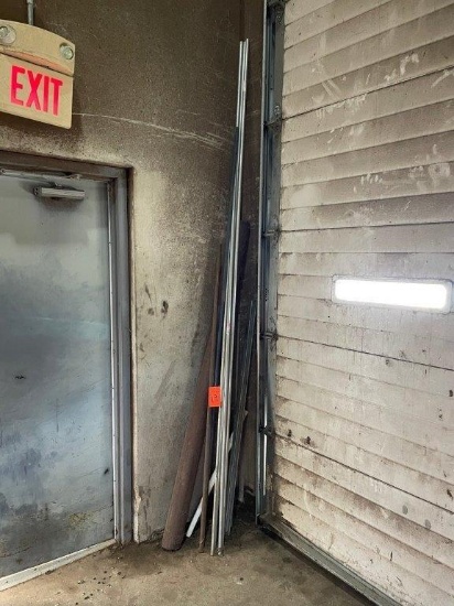 Steel Pipe & Conduit In Corner