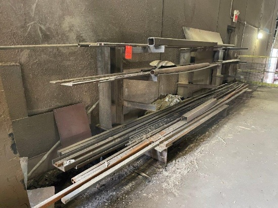 All Steel Stock & Stock Rack On North Side Of Debarker Area