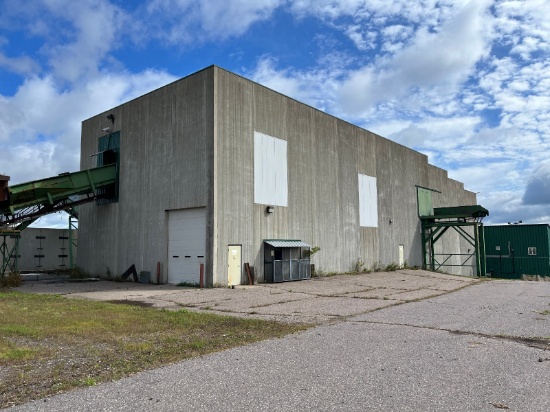 50ft X 158ft Pre-Cast Concrete Wall Building W/ Approx 38’ Side Walls.