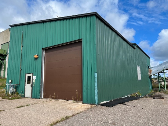 36ft X 80ft Red Iron Steel Building, W/ Sidewalls From 19ft – 35ft W/ 16ft X 24ft And 14ft X 14ft Ov