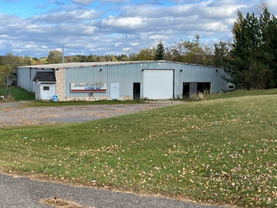 Parcel #3  548, 550 1st Ave. N. Park Falls - 100’ X 165’ Steel Frame Insulated Building W/ Concrete