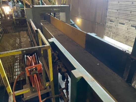 Metal Shark 35 ½inch X35 ½inch Belt Through Metal Detector W/ TTS 12ft Fiberglass Section, Dingwells
