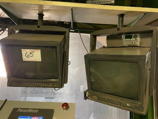 Camera System W/ 2 Monitors, 8 Cameras.