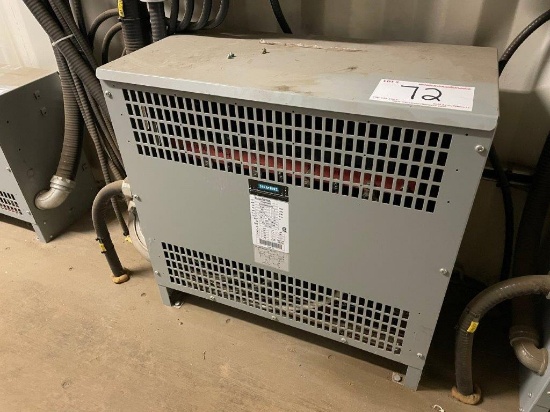 Siemens 45ANNKVA; Dry Type Transformer; Type SEC, 3ph, Mod: CDTA0045RRA6XXBA, CAT: T3F60045A5VXX, SN