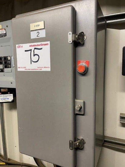 E Stop W/3 Cutler Hammer Relays