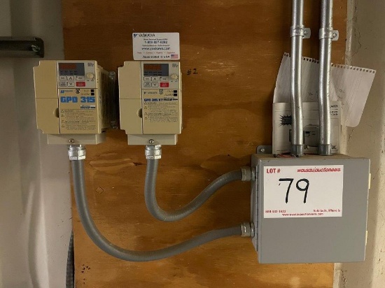 Yaskawa GPD 315/V7 & Magnetek GDP 315. 75 KW VFDS