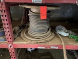 Partial Spool Of Heavy Copper Wire