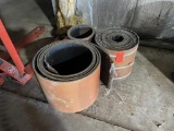 3 Various Rolls Of 18inch Belting