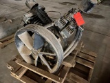 Large V Twin Air Compressor Head (Condition Unknown)