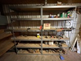 2 Steel Shelving Units & Contents Of Room
