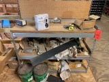 18inch X 4ft X 3ft Shelving Unit W/ Misc Contents