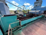 19inch X 25ft Rubber Belt Outfeed Log Conveyor W/ Electric Drive (Out Of Debarker), Located in Ashla