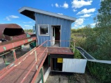 Approx 10ft X 12ft 2-Story Debarking Line Control Building, Located in Ashland, WI