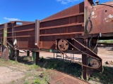 7ft X 19ft 4-Strand Chain Log Deck W/ Electric Drive & Substructure, Located in Ashland, WI