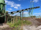 36inch X 70ft Rubber Belt Troughing Conveyor W/ Electric Drive, Located in Ashland, WI