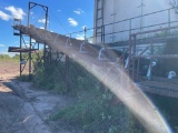 48inch X 52ft Rubber Belt Troughing Conveyor W/ Electric Drive & Substructure, Located in Ashland, W