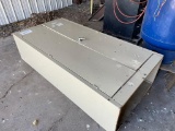 2 Door Steel Cabinet File Cabinet & Desk, Located in Ashland, WI