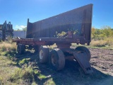 8ft X 28ft 3-Axle Yard Log Trailer W/ Pintle Hitch, Located in Ashland, WI