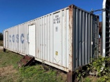 40ft Steel Storage Container (Houses Electrical), Located in Ashland, WI