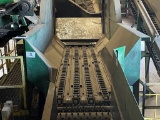 Dingwells 42inch X 24ft 4-Chain Log Conveyor; WH132 Drag Chain W/ CM Cyclo Drive W/ 20hp Electric Mo